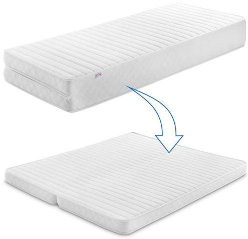 LESJA Klappbare Matratze 80x200/160x200 – Faltmatratze für Hemnes Tagesbett – Orthopädische Schaumstoffmatratze – Gästematratze, faltbar & platzsparend – Komfortable Ersatzmatratze für Schlafsofa