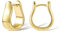 Ohrringe Gold Kleine Creolen Oval Damen, 14K Vergoldet Silber 925 Ohrringe Oval Creolen Klobig Leicht Breite Ohrringe Knorpel Huggie Kreolen Groß Breite Creolen Kleine Wassertropfen Ohrringe Gold