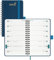 BEZEND 18-Monate Taschenkalender 2025 2026 klein (Juli 25-Dez 26), Kalender 25/26 Wochenplaner A6 1 Woche 2 Seiten mit 2 Spalten, Terminplaner Ringbuch 25/26 mit PU-Leder Softcover, Preußisch Blau