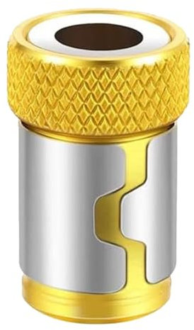 Anillo de destornillador magnético – Herramienta de puntas magnéticas | Magnetizador fuerte | Soporte para receptor de tornillos, imán de destornillador de anillo de tornillo para destornillador