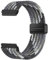 Mastten Bracelet de montre magnétique en tissu élastique de 18 mm compatible avec Garmin Vivoactive 4s, bracelet Venu 3S Venu 2S, en nylon doux tressé à dégagement rapide pour homme et femme