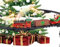 LTFIOON Tren Eléctrico de Navidad con Riel Luminoso - Tren Navideño para Árbol con Luces LED Cálidas, Spray y Sonido, Set Clásico de Trenes de Navidad para Niños 3 Años o Más - Regalo Mágico