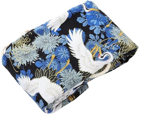 Flötenbeutel aus Baumwollstoff als Schutztasche für Flöte Blau | Aufbewahrungstasche Tragbar, Schlichtes Design für Draußen und Formelle Anlässe, für Musikinstrumente