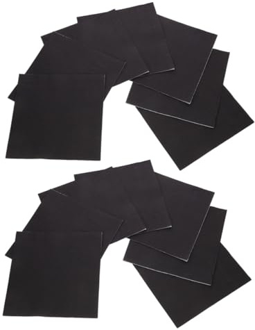 GALPADA Serviettes Noires Jetables 60 Serviettes 16,5 CM X 16,5 CM en Papier Épais pour Mariages Anniversaires Fêtes et Autres Célébrations