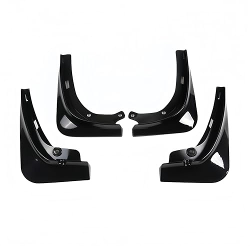 Car mud flaps Mudguard Pattern Splash Guards Mud Flaps 2016-2023 For Tesla For Model 3(Baked black paint)