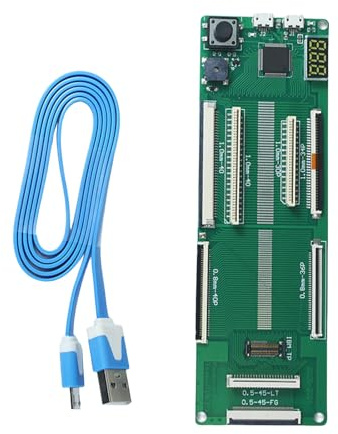 Jazuaiao AK15 USB Keyboard Tester Rilevamento di risposta in tempo reale e facile funzionamento ad alta compatibilità tastiera strumento di prova