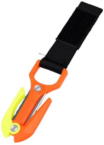 Luocute Taglia Lenze da Sub, Ti Alloy Dual Blade Fishing Line Cutter per Immersioni