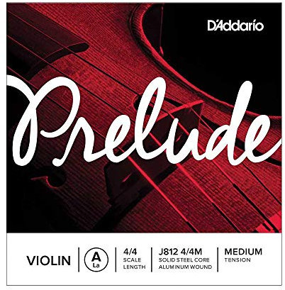 D'Addario Prelude Violino a Corda Singola - A Stringa - 4/4 Scala - Tensione Media - J812 4/4M - 1 Stringa
