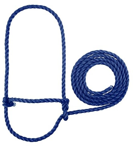 Weaver Leder Seil Kuh Halfter, blau, 1/2 Inch