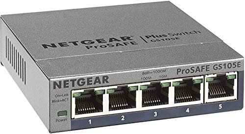 Netgear ProSafe Plus 5 Port Gigabit Ethernet Switch