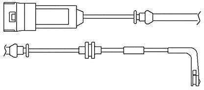 Borg & Beck BWL3018 Wear Lead To Fit Vauxhall Vectra 3 0 CDTI 04/02