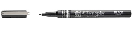Sakura - Pentouch Calligrapher Pen - Fine Point - Black