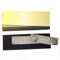 Namensschild blanko mit magnetischer Rückseite – 10 PACK Brushed Gold