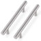 Probrico Kitchen Door Handles Brushed Nickel Cabinet Handles Stainless Steel Bathroom T Bar Handle 128mm Drawer Pulls Cupboard Knobs Cabinet Hardware, 30 Pack