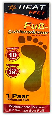 HAC24 1 Paar Fußwärmer Einheitsgröße Thermopad Schuhe Schuhheizung Schuhwärmer