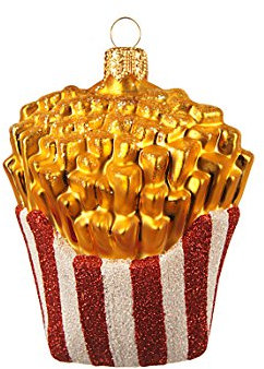 PPH 'IMP' Christbaumschmuck Figuren Essen Christbaumschmuck (Mini Pommes 6cm) Figuren Essen Christbaumkugeln Weihnachtskugeln Weihnachts-Baumschmuck Baumkugeln Deko Luxus