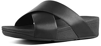 Fitflop Damen Lulu Cross Slide - LeatherSandalen