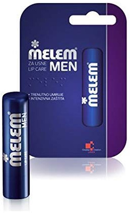 Melem Männer Lippenbalsam mit Natürlicher Regenerierender Wirkung 4.5 g