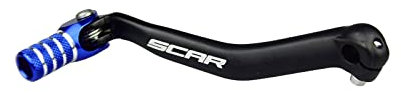 SCAR Sélecteur de vitesse anodisé Compatible avec YAMAHA YZ 125 250 YZ125 YZ250 05-25 Fantic XX XE 125 250 22-24 - Bleu