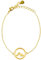 VIASOUL® Armband Berge für Damen I Berg Kette mit 585er Gold überzogen I Die Original Mountain Love Kette (Gold)