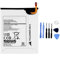 BATTERIA COMPATIBILE CON SAMSUNG GALAXY TAB E 9.6 SM-T560 EB-BT561ABE ALTA CAPACITÀ 5000MAH CON KIT SMONTAGGIO
