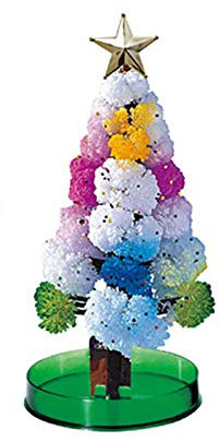 GREENLANS-1 Magischer wachsender Weihnachtsbaum Weihnachtsmann DIY Papier Handwerk Dekoration Kinder Lernspielzeug – Mehrfarbig