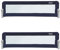 ABUS Bettgitter Eric für Babys und Kinder - Rausfallschutz für Elternbetten, Kinderbetten, Familienbetten - faltbar für Reisen - 2er Set (150 cm) - Blau