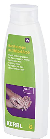 Kerbl 151193 - Detergente per mani con corpo grattugiato in farina di mais, 500 ml, 595 g