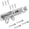 Brenton Bolt Sliding Door Lock for Bedroom Patio Door Security - 6”(152mm) Heavy Duty Zinc Plate Galvanised Gate Latch Garden Shed Gate Bolts for Wooden Gates (Silver)