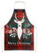 BETESSIN Delantal para Navidad Delantal Lino Cuadros Rojo Verde Hombre Mujer Cocinero Chef de Cocina para Restaurante Barbacoa Jardín Bistro Picnics Cafetería en Fiesta de Navidad