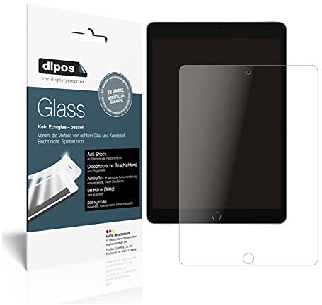 dipos I Protector de Pantalla Mate Compatible con Apple iPad 10.2 Pulgada (2021) Vidrio Flexible Cristal Proteccion 9H