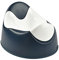 BÉABA - Babytopf - Ergonomisches Töpfchen für Kinder - Rutschsicher - Hygienisch - Pflegeleicht - WC-Einsatz mit Handgriffen - Made in France - Dunkelblau