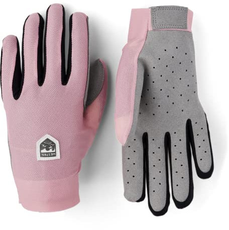 Hestra Uni Ventair Long Full 5-Finger Glove for Cycling, Walking & Running Outdoor, Pink, 6