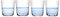 Royal Doulton 1815 Blue Tumbler Set of 4