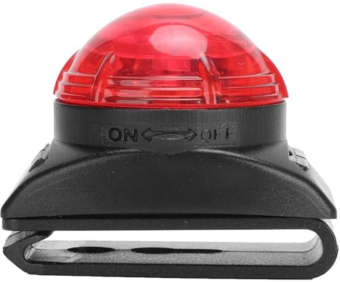 Cyrank LED-Hundehalsband, LED-Licht Zum Anklemmen, Hundelichter Für Nächtliche Spaziergänge, Wasserdichtes Hunde-Nachtlicht Für Katzen Und Haustiere(Rot)