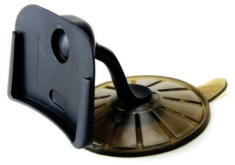 Support de voiture à ventouse pour GPS Tom Tom One XL (10,9 cm) - Installation facile, réglage à 360 degrés, noir