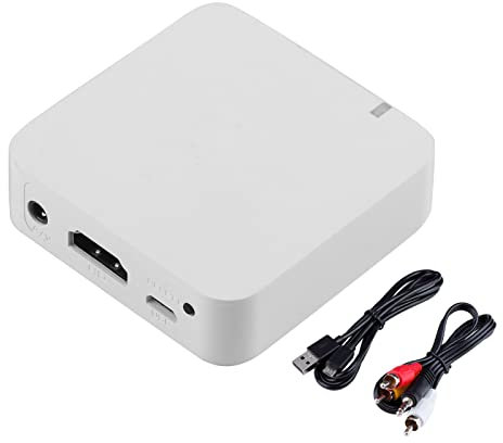 Smart Box Auto Wi-Fi Display, DC 5V Smart Box Smart Car Box Auto Spiegel Box, Weiß für Mac 0S10 und Höher für Autos Unterstützt 8.0 und Höher