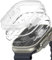 Ringke Slim Compatible con Protector Apple Watch Ultra 2 y Protector Apple Watch Ultra (49mm) Tecnología Anti-amarillea, Funda Sólida Transparente + Case Adicional - Clear & Alpine Clear