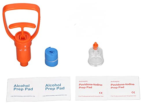 Bites Relief & Juckreiz-Saugwerkzeug, Erste Hilfe Venom Extractor Pumpe, Outdoor und Tragbar Einhand-Saug-Vakuum-Extraktor Bienenstich-Vakuum-Sauger-Sauger-Sauger-Werkzeug für Notfall Im Freien