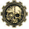 Starforged Grau Death Watch Space Wölves Anstecknadel, Zinklegierung, 30 g