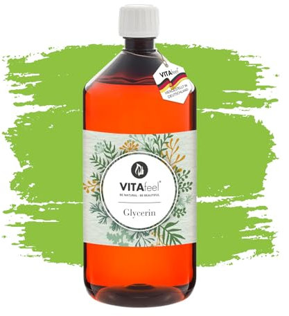 VitaFeel Glycerin 2000 ml 99,5% | Rein pflanzlich und vegan – vielseitig einsetzbar für Kosmetik, Hautpflege und DIY-Projekte | Farb- und geruchlos, niedrige Viskosität