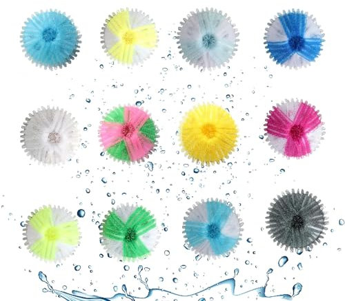 12 Pcs Pet Hair Remover Washing Machine Dog Hair Remover Washing Machine, Pet Hair Remover for Laundry Lint Catcher Laundry Ball in Washing Machine Pet Hair Remover for Washing Machine