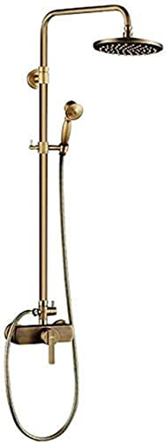 Set doccia vintage con soffione doccia a mano classico miscelatore per bagno