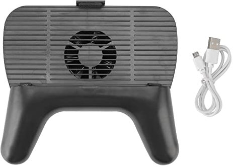Glomora Mobile Game-Kühler, 2000 mAh Power Bank, Wärmeableitung,Durable ABS Mit Ständer ergonomisches Design, Handy-Kühler für Smartphones