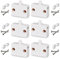 Switian 6 Pièce Automatique Pour Interrupteur D'Éclairage Porte Placard Contact Momentané Interrupteurs Cupboard Doors Commutateur D'Armoire Blanc