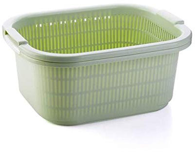 Colino, Scolapiatti multifunzione in plastica for cucina, scolapasta, lavello, cestello di lavaggio for frutta/verdura/picnic/campeggio Scolapiatti(B)