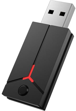 IWGAME USB Adapter for PS4/PS5 Controller, Support All PS5 Games, Bluetooth Adapter with Turbo/Macro/Button Mapping Features, Compatible with PS5 Console/Windows (Black)
