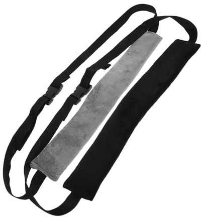 MOBUTOFU Hochstuhlgurt Für Babys Und Kleinkinder Verstellbarer Sicherheitsgurt Aus Leichtem Material Passend Für Hochstühle Reisesitze Und Einkaufswagen 2 Stück in Schwarz Und Grau