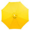 Auvent De Remplacement pour Parasol 3.5m/3.0m/2.8m/2.7m/2.5m/2.3m/2m 6/8 Baleines, Toile De Parasol Déporté Remplacement Pour Cour, Jardin, Plage, Protection UV (Jaune,6ribs-300cm)