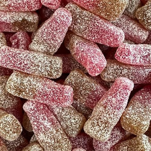 Krazy Kandi Kingsway 1kg Bulk Bags – Retro Pick and Mix, Party Favourites, British Candy, Bulk Share Bag, Pick Your Favourite (Fizzy Cherry Cola Bottles)